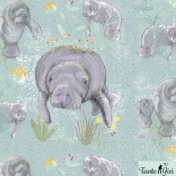 Bio Jersey Lillestoff - Manatee Seekuh